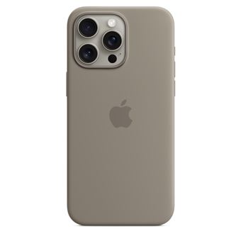 Funda de silicona con MagSafe Apple Arcilla para iPhone 15 Pro Max