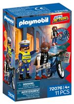 Playmobil city action robo de bicicleta