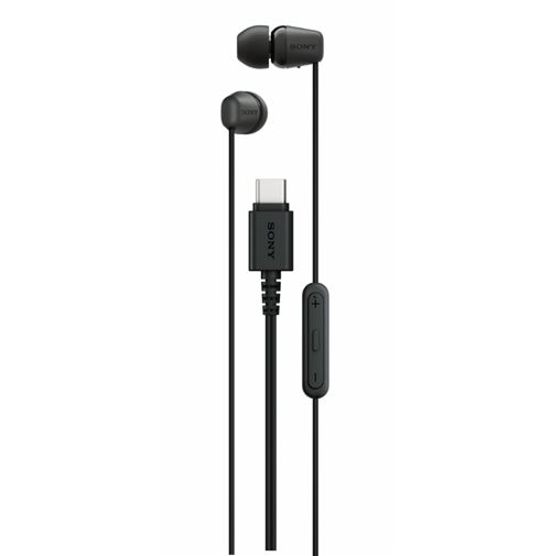 Auriculares Sony Ier-ex15c In Ear Con Micrófono Y Cable Usb-c Negro
