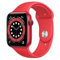 Apple Watch S6 44mm GPS Caja de aluminio (PRODUCT) RED y correa deportiva Rojo