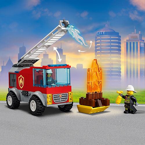 LEGO City - Camión de Bomberos con Escalera + 4 años - 60280
