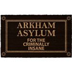 Felpudo Dc Batman Arkham Asylum For The Criminale Insane 60x40cm