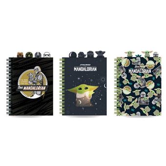 Cuaderno Coolpack A5 espiral con divisores cuadrícula Star Wars Mandalorian - varios modelos - 1