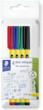 Caja 4 Rotuladores Staedtler Noris Writing Pen 307 C4