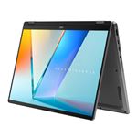 Convertible 2 en 1 Asus Vivobook 14 Flip OLED TP3407SA-SG150W Copilot+ PC, Intel Core Ultra 7-258V, 32GB RAM, 1TB SSD, Intel Arc Graphics 140V, Windows 11 Home, 14" WUXGA Gris mate