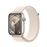 Apple Watch S9 GPS 45mm Caja de aluminio Blanco estrella y correa Loop deportiva Blanco estrella