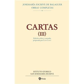 Cartas III (Edición crítico-histórica)