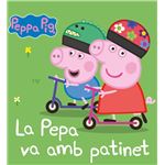 Peppa Pig. Llibre de cartró - Pepa va amb patinet, La