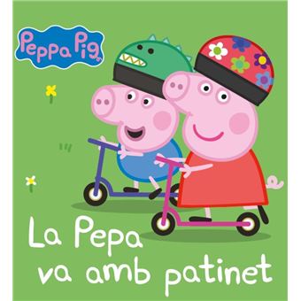 Peppa Pig. Llibre de cartró - Pepa va amb patinet, La