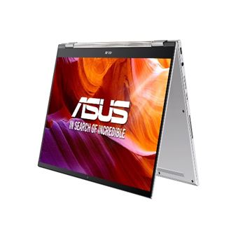 Convertible 2 en 1 Asus Chromebook Flip Z7400FF 14'' Plata