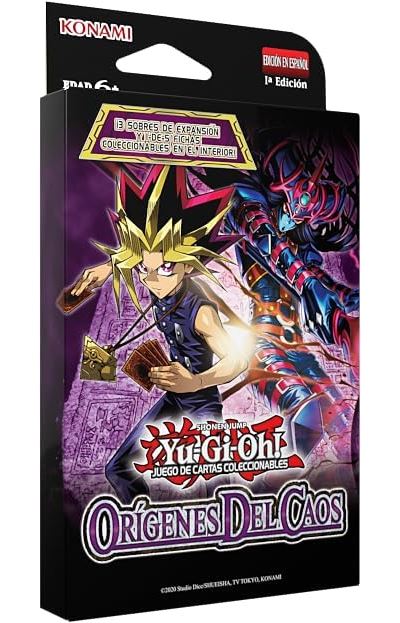 Juego de cartas yu-gi-oh! orígenes del caos