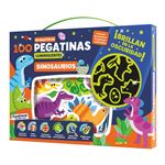 Imagiland Maletín Con 100 Pegatinas Luminiscentes - Dinosaurios