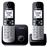 Teléfono inalámbrico Panasonic Dect Duo KX-TG6852SP Negro