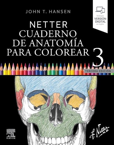 Elsevier España, S.l.u. Netter. Cuaderno De Anatomía Para Colorear