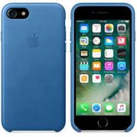 Funda Apple Leather Case para el iPhone 7 Azul mar
