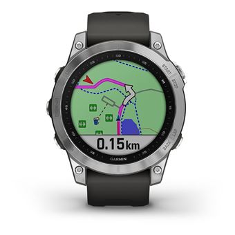 Smartwatch Garmin Fénix 7 Plata/Grafito - Pulsómetros - Los mejores precios