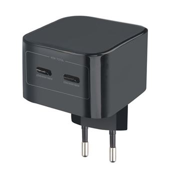 Cargador de pared Wefix 2 USB-C 45W Negro