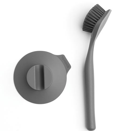 Cepillo Friegaplatos Con Ventosa Brabantia 117589 Gris