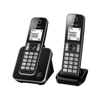 Teléfono inalámbrico Panasonic KX-TGD312 Duo negro