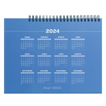 Calendario de pared magnético azul 2024 trae buenos momentos