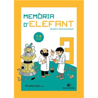 Memoria d'elefant 7-8 anys quadern