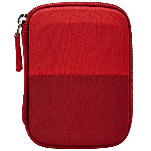 Funda para Disco duro portátil Case Logic HDC11R 2,5" Granate / Rojo