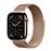 Apple Watch Series 11 GPS + Cellular 46mm Caja Titanio dorado y Correa Milanese Loop Oro - Talla M/L