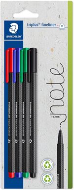 Set De 4 Fineliners Staedtler Tripulus