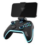 Mando inalámbrico DragonShock Aurora Plus con soporte teléfono para PS3, PC, Android e iOS