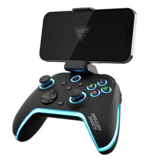 Mando inalámbrico DragonShock Aurora Plus con soporte teléfono para PS3, PC, Android e iOS