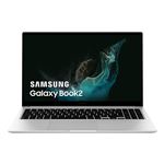 Portátil Samsung Galaxy Book2 Intel i5-1235/8/512/Xe/W11 15.6'' FHD Plata