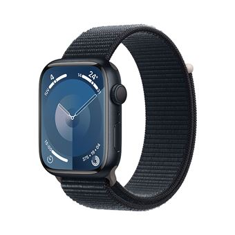 Apple Watch S9 GPS 45mm  Caja de aluminio Medianoche y correa Loop deportiva Medianoche