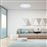 Plafón SmartLED Ksix Boreal RGBIC + CCT 52W Blanco