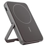 Powerbank inalámbrico magnético Fresh'n Rebel con soporte 5000mAh Strom Grey