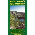 Sierras de urbion, neila y cebollera mapa