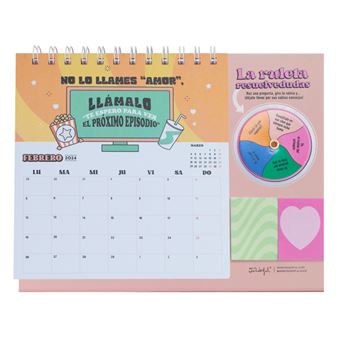 Calendario De Sobremesa Rasca-rasca 2024 - Alegría Y Buena Vibra Los 366 Dias 295649