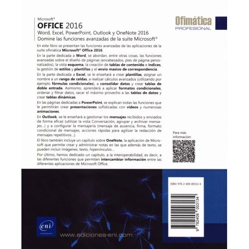 Microsoft Office 2016 - -5% en libros | FNAC