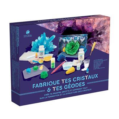 Caja para hacer tus propios cristales y geodas nature et decouvertes