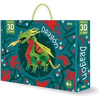 Dragon. 3D Niños. Con maqueta. Edic. ilustrado (Español)