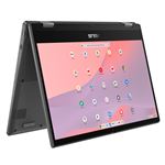 Convertible 2 en 1 Asus Chromebook CM14 Flip CL1402FM2A-EC0192, MediaTek Kompanio 520, 8GB RAM, 128GB eMMC, ARM Mali-G52 MC2, ChromeOS, 14" Full HD Gris