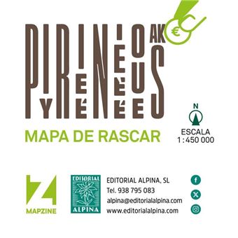 Pirineos - Mapa De Rascar