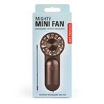 Miniventilador Kikkerland Poderoso Negro