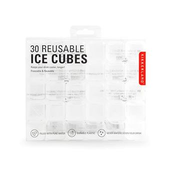 30 cubitos de hielo reutilizables - Para decorar - Los mejores precios