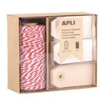 Caja Cuerda Apli + Etiquetas Nature