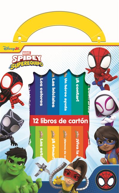 Disney Jr. Marvel-spidey Y Su Superequipo-mi Primera Bibliot
