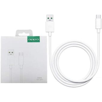 Cable de carga OPPO USB-C VOOC Blanco 1 m