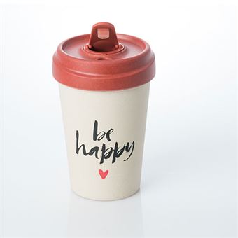Taza de café para llevar Bamboocup Happy Calligraphy - Vajilla - Los  mejores precios | Fnac