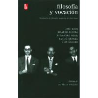 Filosofía y vocación