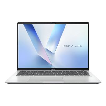 Ordenador portátil Asus Vivobook 16 OLED M1605NAQ-SH051W, AMD Ryzen 5-150, 16GB RAM, 512GB SSD, AMD Radeon 660M, Windows 11 Home, 16" OLED Plata fría