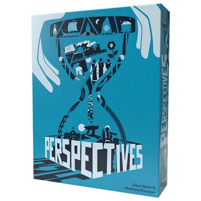 Juego de mesa perspectives azul